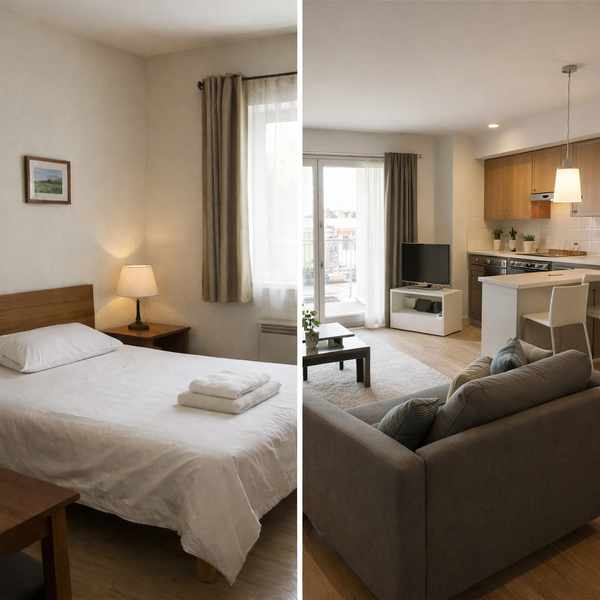 Pansiyon ve apart konaklama karşılaştırması, pansiyon ile apart arasındaki farklar