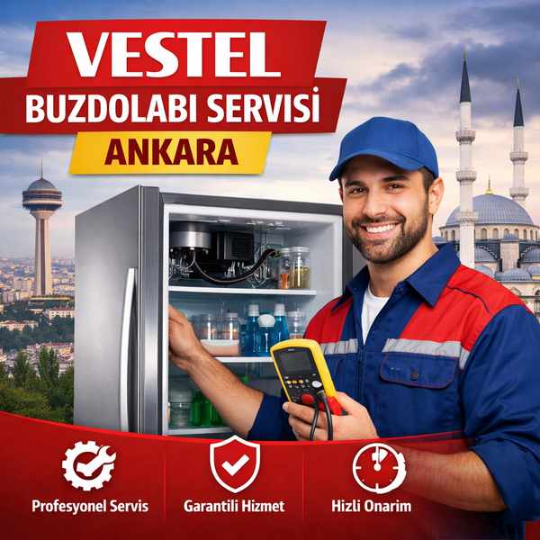 Vestel buzdolabı servisi Ankara evde teknik servis onarım hizmeti