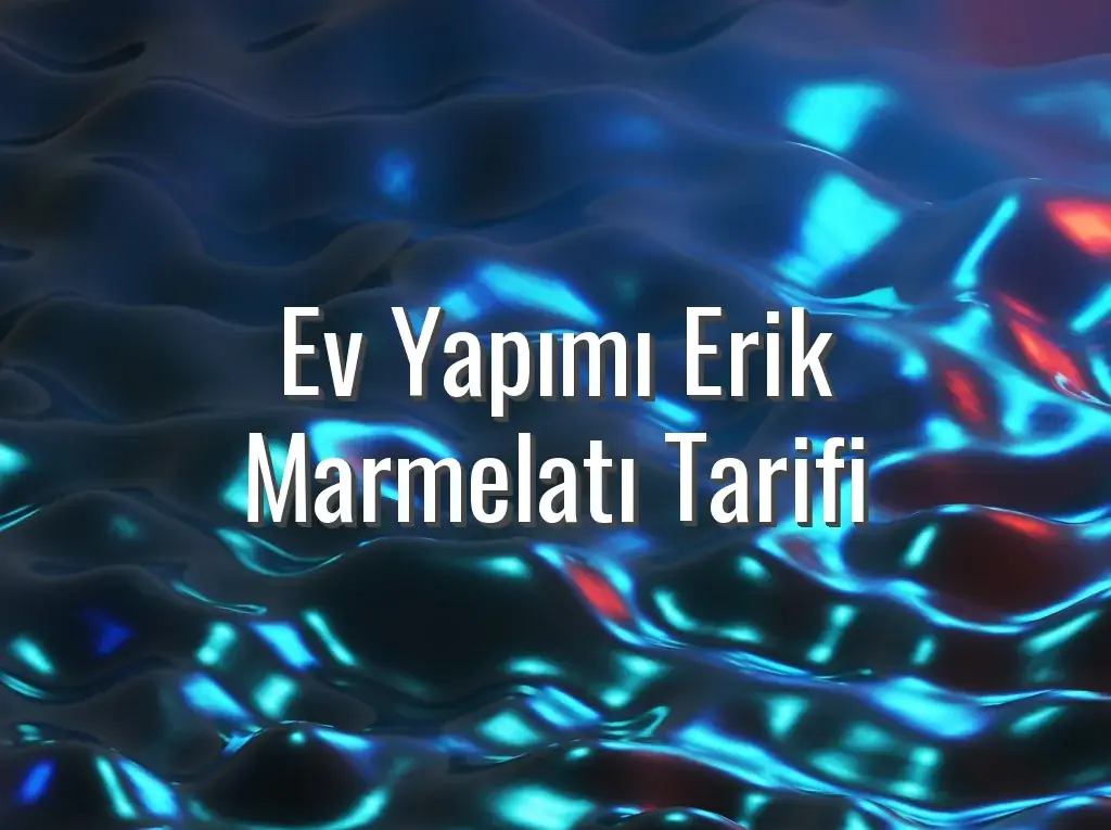 Ev Yapımı Erik Marmelatı Tarifi