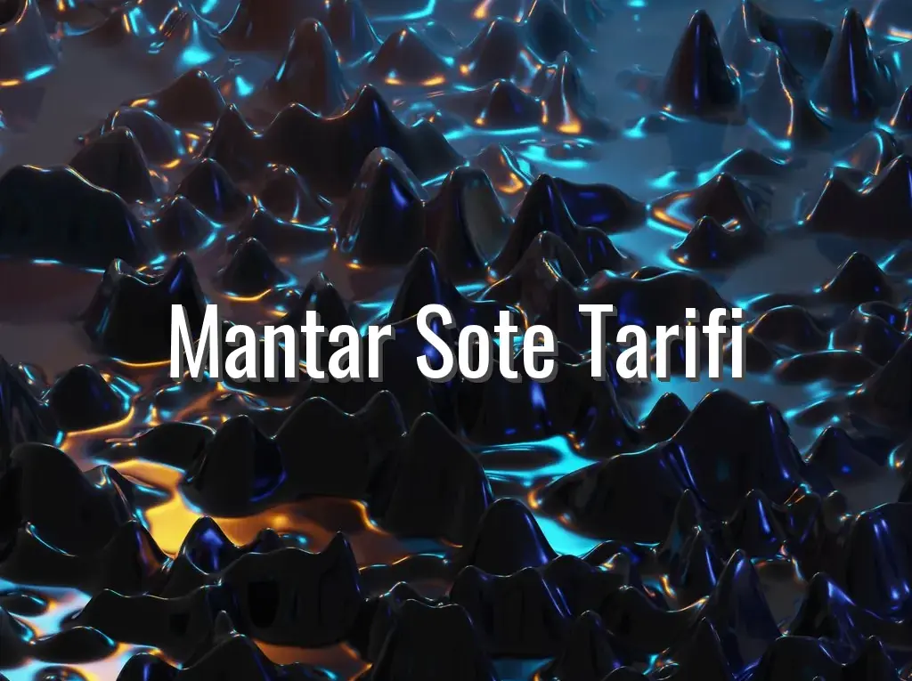 Mantar Sote Tarifi