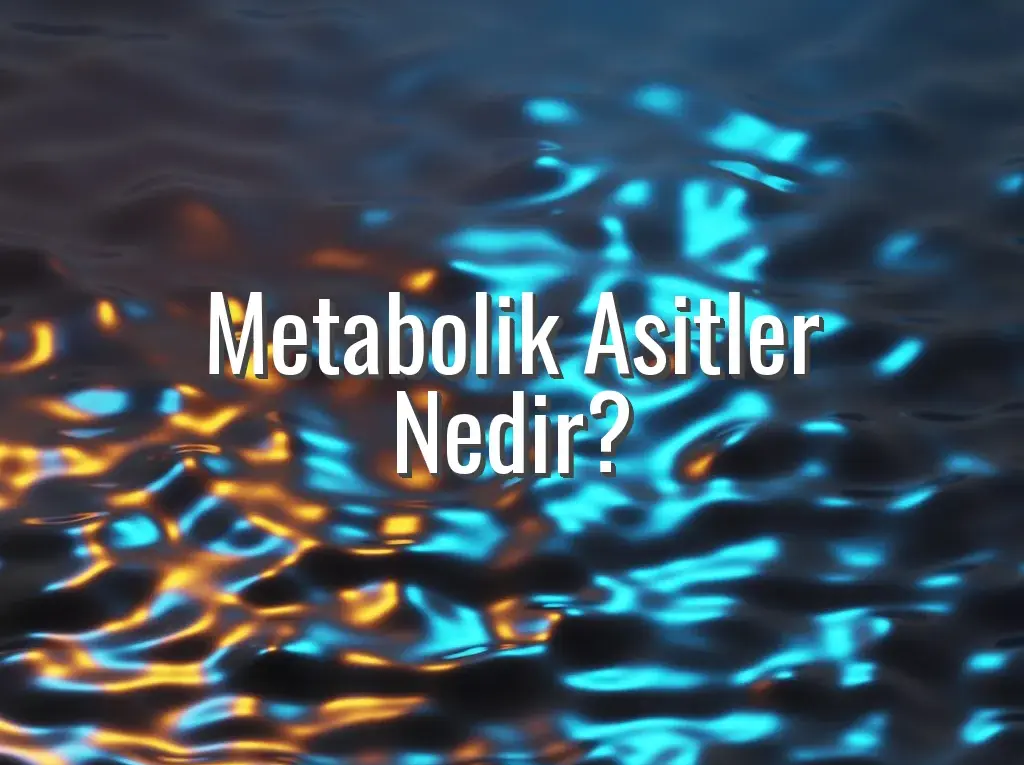 Metabolik Asitler Nedir?