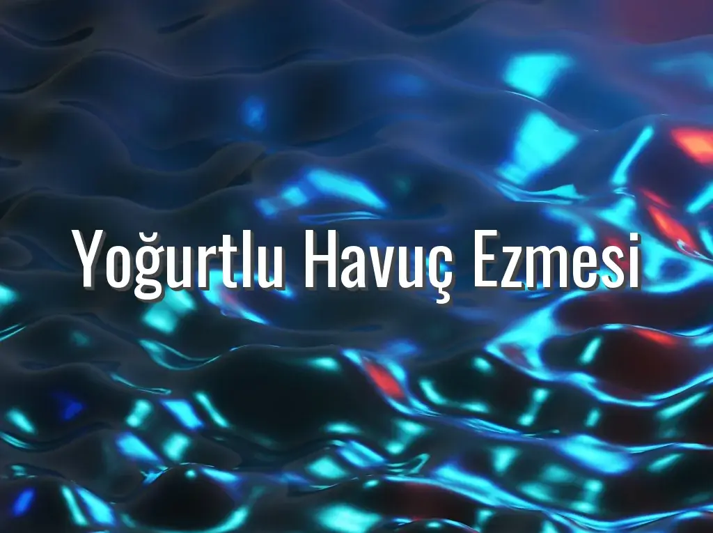 Yoğurtlu Havuç Ezmesi
