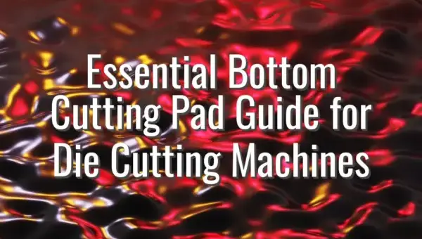 Essential Bottom Cutting Pad Guide for Die Cutting Machines