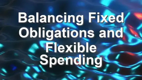 Balancing Fixed Obligations and Flexible Spending