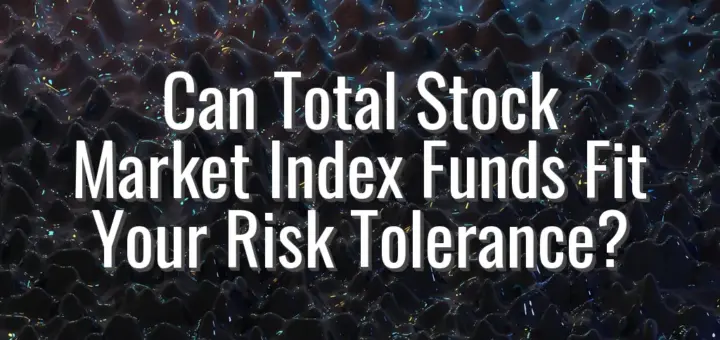 Can Total Stock Market Index Funds Fit Your Risk Tolerance?