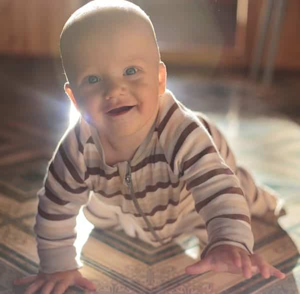 9-month-old teething