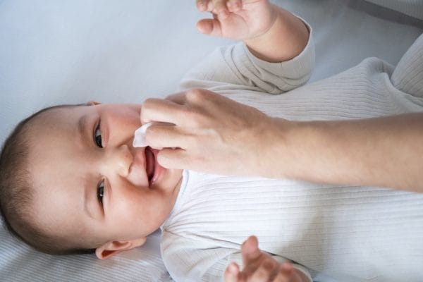 The symptoms of teething