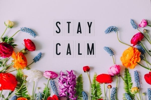 Staying calm