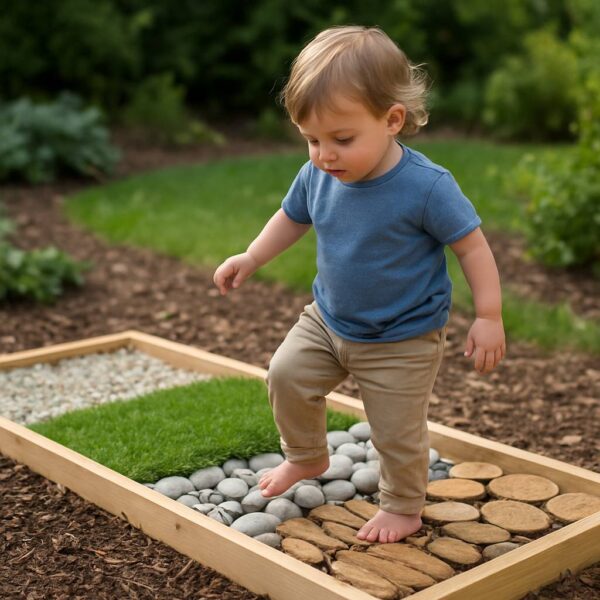 outdoor sensory paths for toddlers