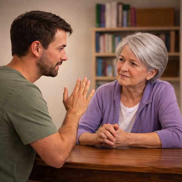 Setting boundaries with grandparents during family discussions