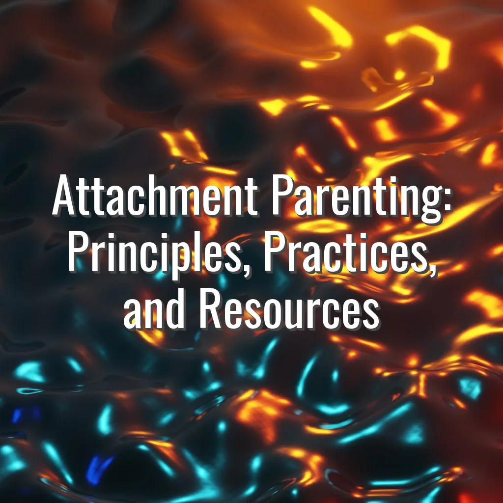 Attachment Parenting: Principles, Practices, and Resources