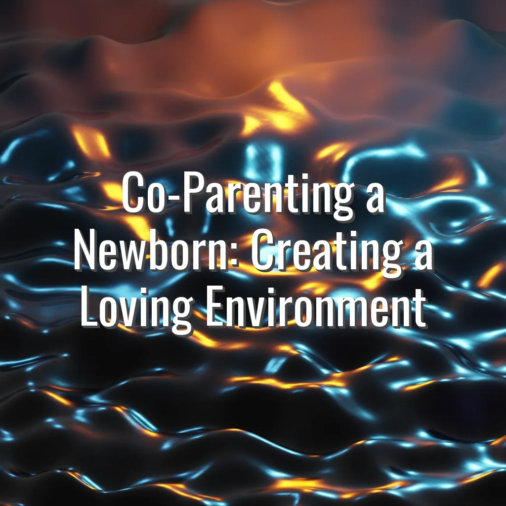 Co-Parenting a Newborn: Creating a Loving Environment