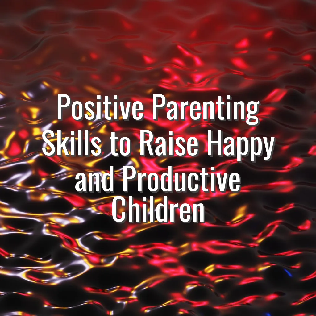 Positive Parenting Skills to Raise Happy and Productive Children