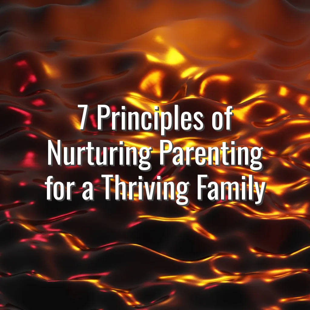 7 Principles of Nurturing Parenting for a Thriving Family