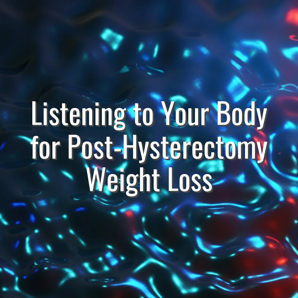 Listening to Your Body for Post-Hysterectomy Weight Loss