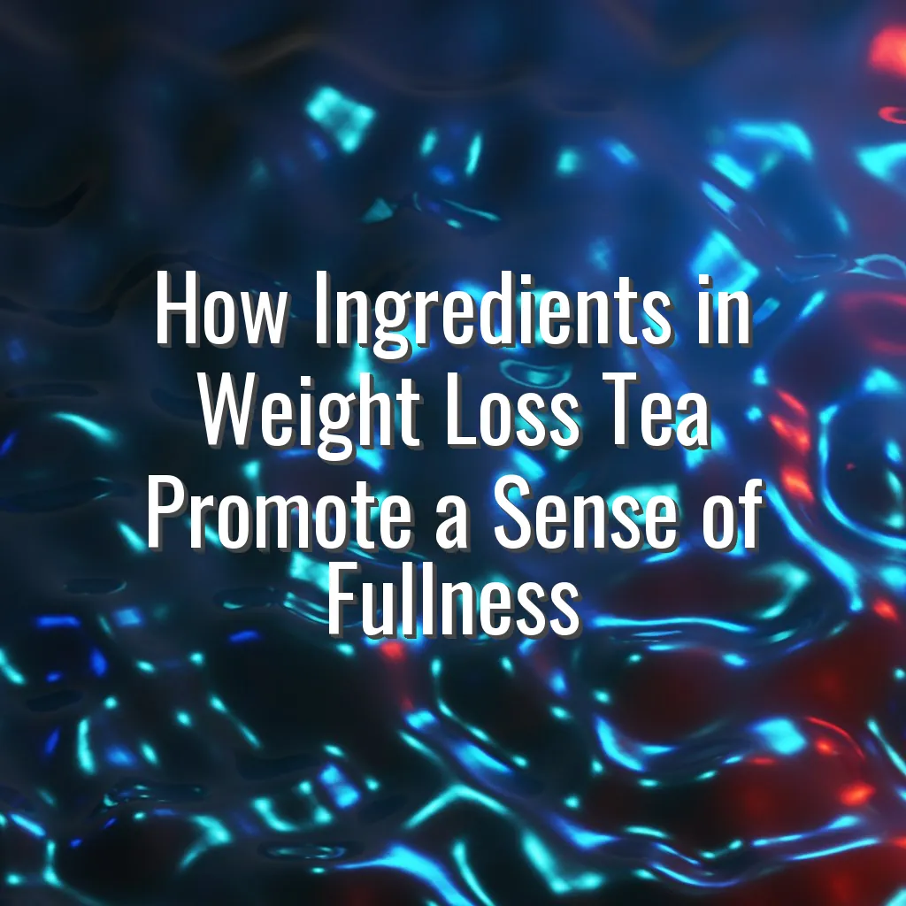 How Ingredients in Weight Loss Tea Promote a Sense of Fullness