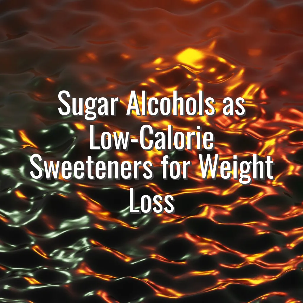 Sugar Alcohols as Low-Calorie Sweeteners for Weight Loss