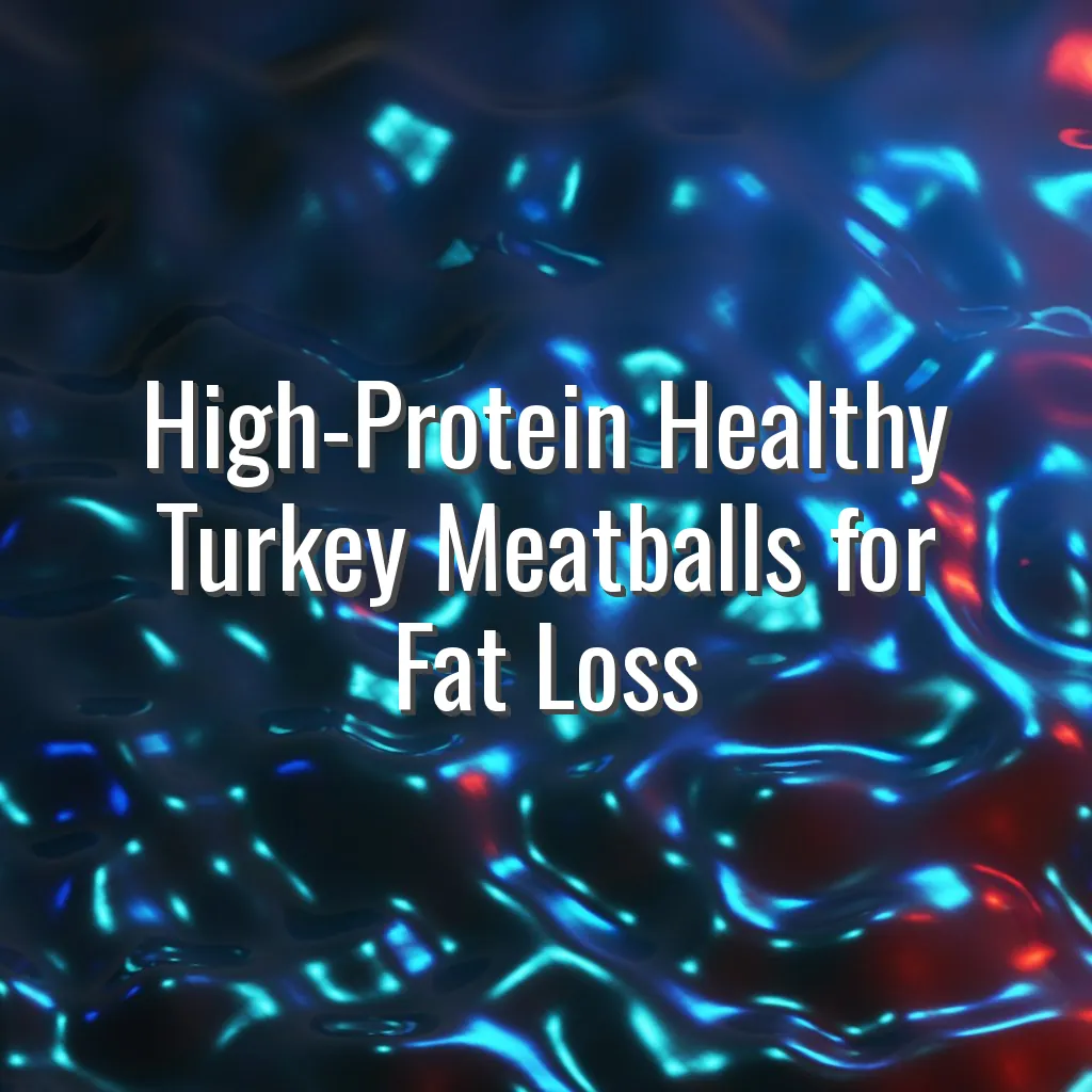 High-Protein Healthy Turkey Meatballs for Fat Loss