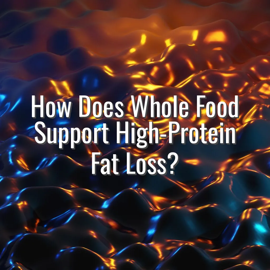 How Does Whole Food Support High-Protein Fat Loss?