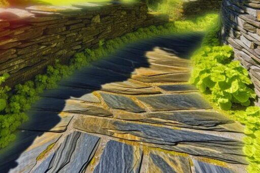 Enhance Your Landscape with a Slate Stone Pathway