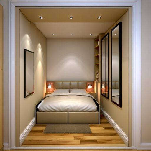 How To Fit A King-Size Bed Into A Small Bedroom