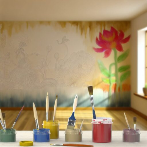 How to Paint A DIY Wall Mural