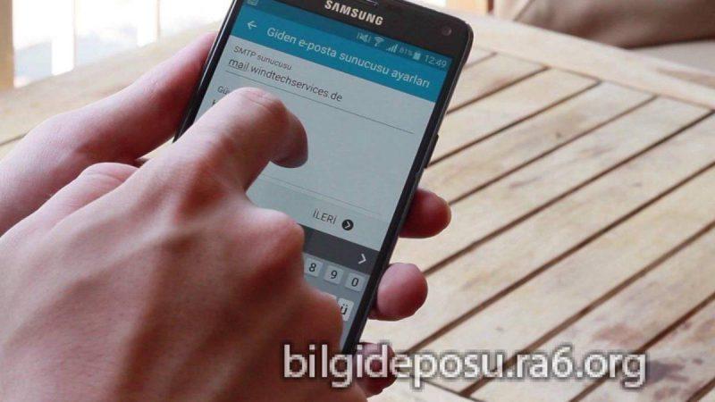 android email kurma - Bilgideposu