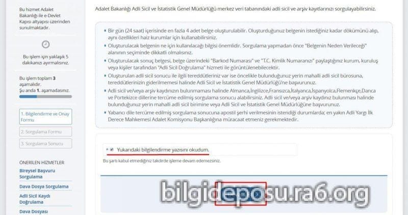 edevlet sicil kaydi alma - Bilgideposu