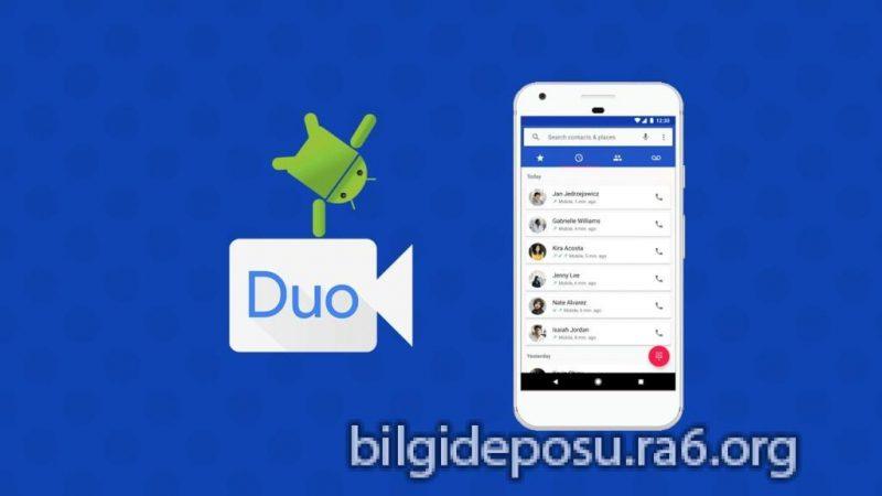 google duo goruntulu arama yapma - Bilgideposu