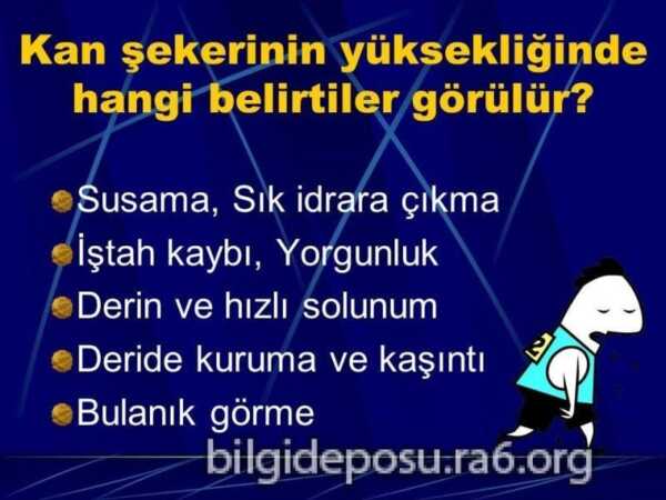 Kan Şekeri Yüksekliği Nedenleri ve Belirtileri