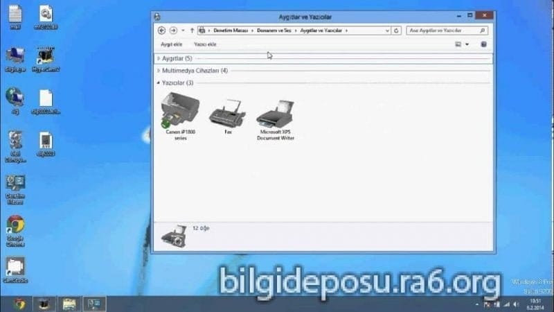 pcye yazici baglama - Bilgideposu