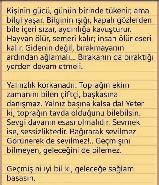 Şeyh Edebali Sözleri - Şeyh Edebali'nin Osmanlı'ya Yol Göstermiş Sözleri