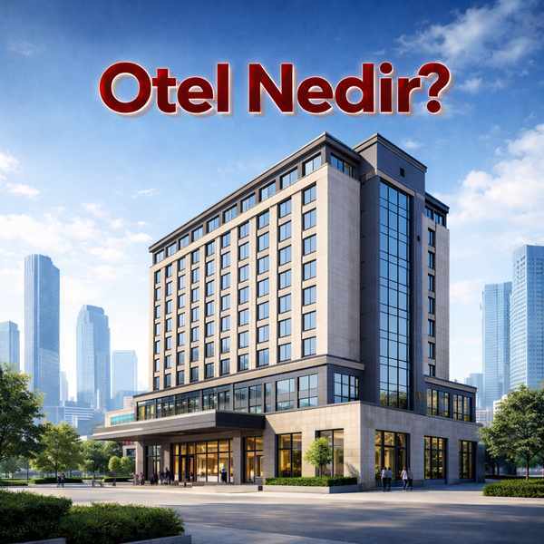Otel nedir konaklama kavramını anlatan modern şehir oteli