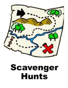 Scavenger hunts - Camping activities for families