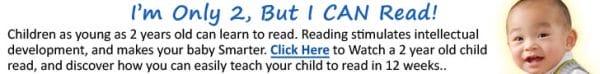 Teach Your Child Reading Earlier