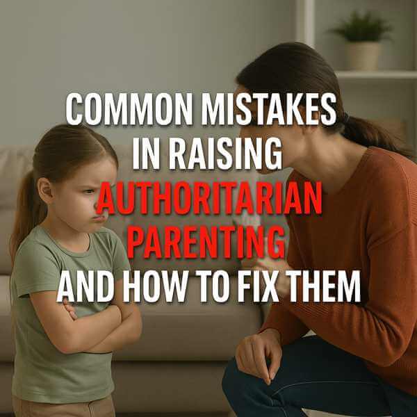 Common mistakes in authoritarian parenting and how to fix them