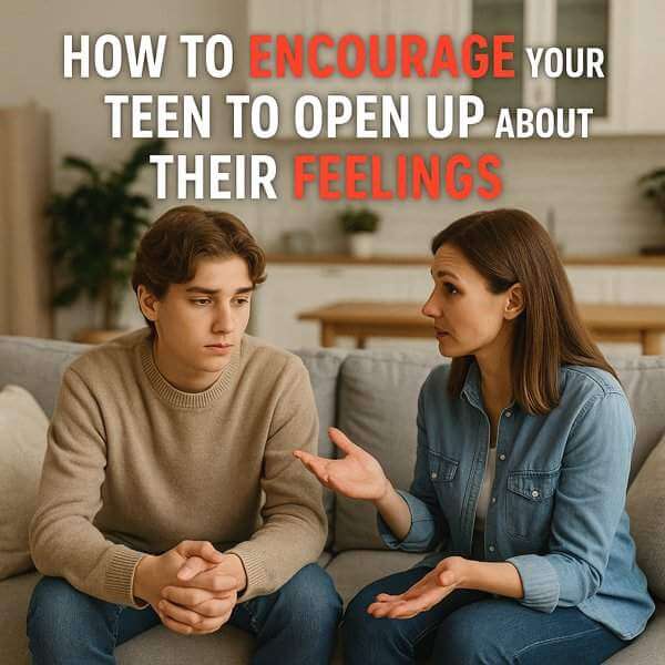 How to encourage your teen to open up about their feelings