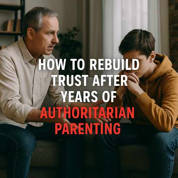 How to rebuild trust after years of authoritarian parenting