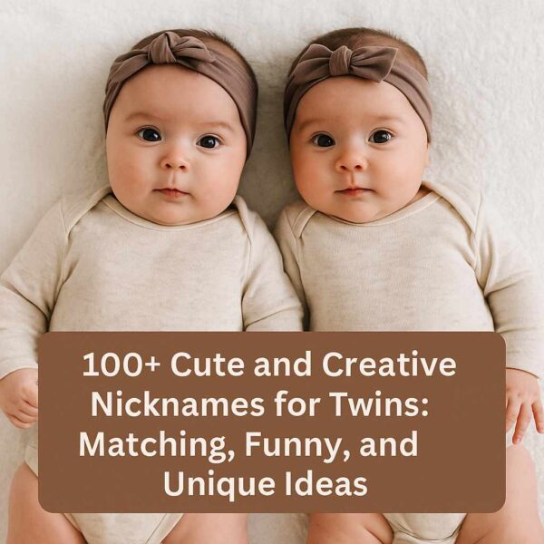 Twin babies lying together on a cozy blanket — 100+ cute and creative nicknames for twins