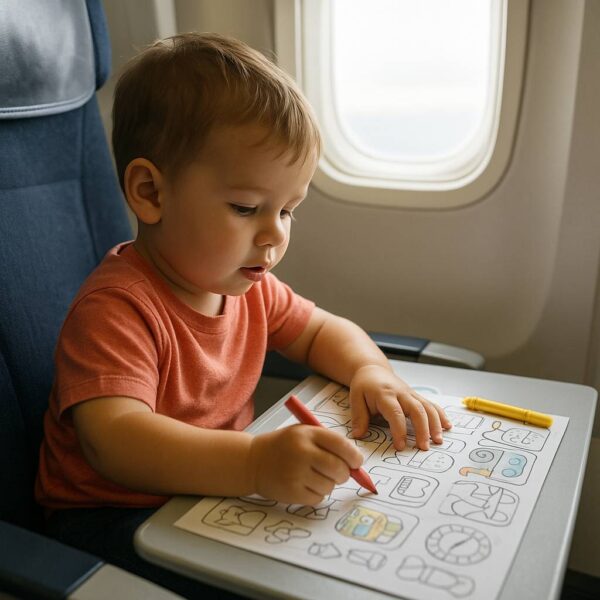 Best travel activities for toddlers on long flights