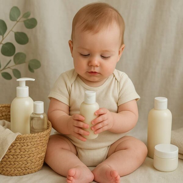 Choosing safe natural baby care products for sensitive skin