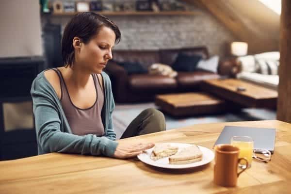 The loss of appetite