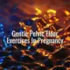 Gentle pelvic floor exercises in pregnancy - pelvic floor exercises in pregnancy
