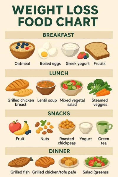 Weight Loss Food Chart