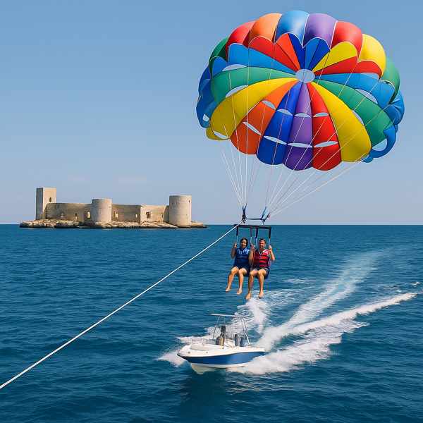 Kızkalesi Korykos Su Sporları İle Parasailing (Deniz Paraşütü)