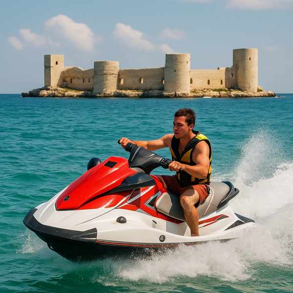 Kızkalesi'nde ucuz jetski