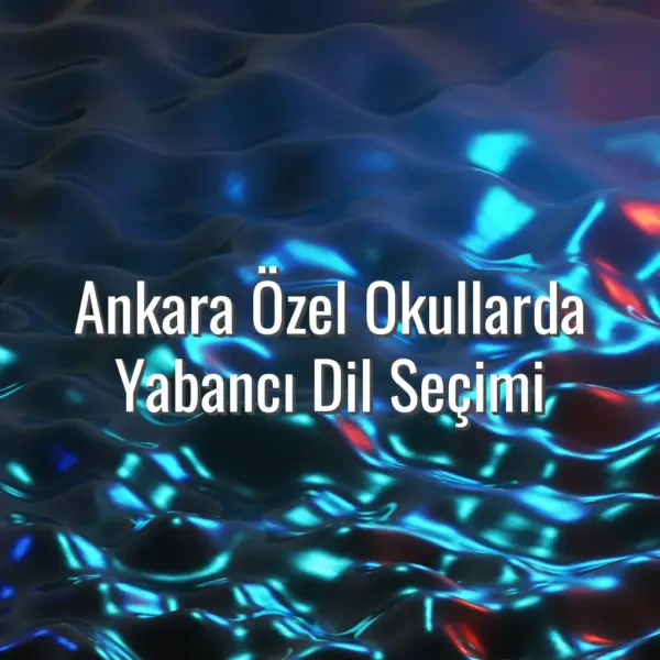 Ankara Özel Okullarda Yabancı Dil Seçimi - Ankara özel okul yabancı dil